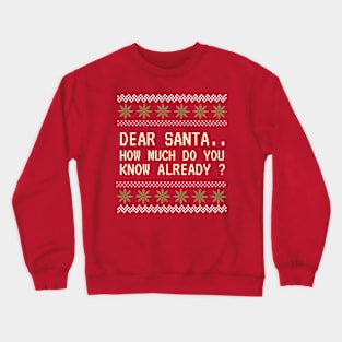 Christmas saying Crewneck Sweatshirt